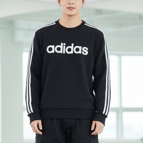 Adidas -  Classic Crewneck Sweatshirt Large - Picture 1 of 4